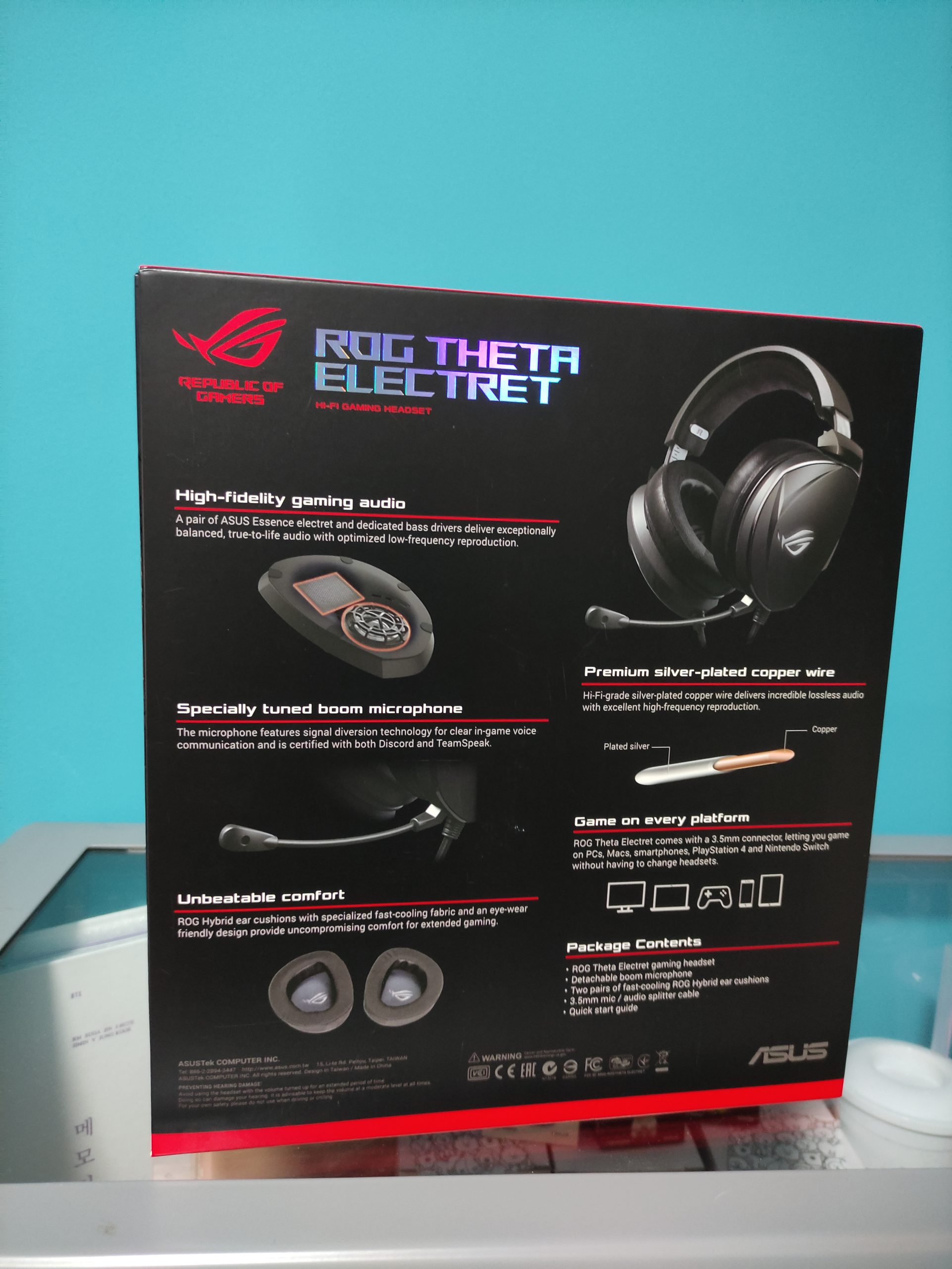 Asus Rog Theta Electret Wired Gaming Headphones Review - Einfoldtech