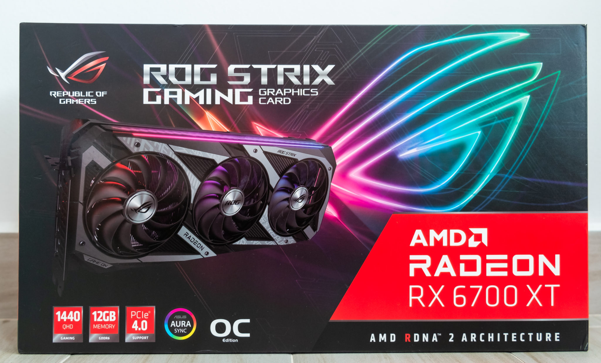 ASUSTek AMD Radeon RX6700XT 搭載 トリプルファンモデル 12GB ROG