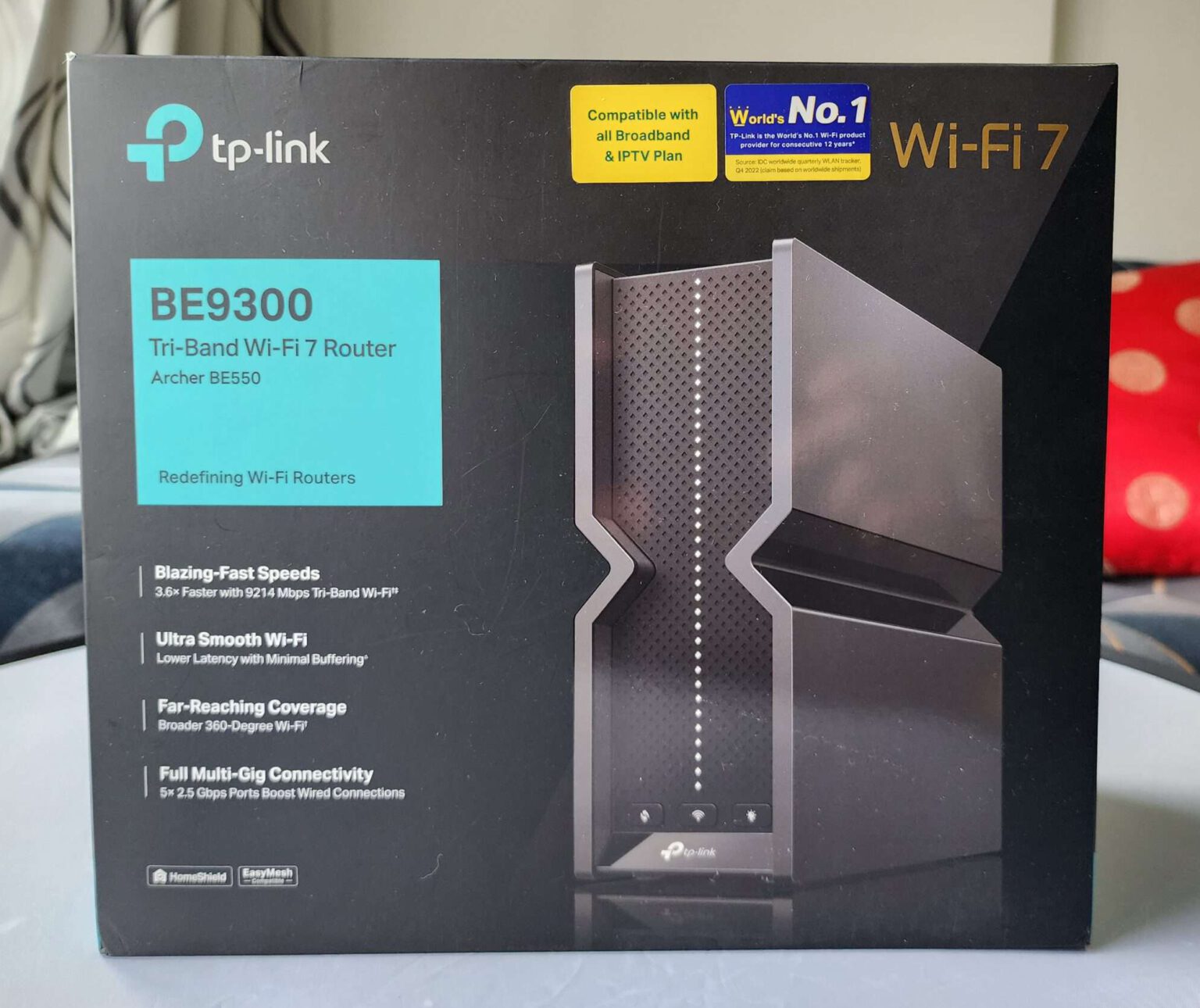 TPLink Archer BE550 BE9300 TriBand WiFi 7 Router Review Einfoldtech