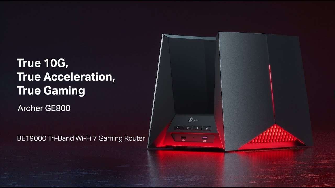 TP Link Archer GE800 BE19000 Tri-Band Wi-Fi 7 Gaming Router